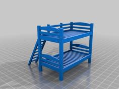 Bunk Bed 3D Printer Model