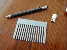 Big Comb For Thick Hair And Beards 3D Printer Model