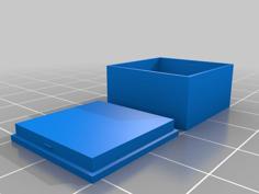 Customizable Plain Box With Lid 3D Printer Model