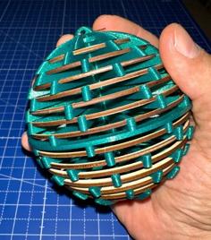 Christmas Ball For Christmas Tree – Screwed 3D Printer Model