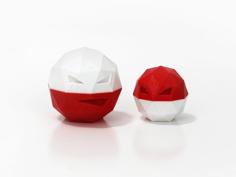 Low-Poly Voltorb And Electrode 3D Printer Model