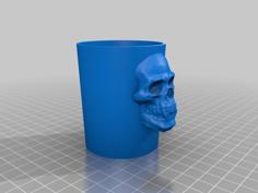 Skull Tealight 3D Printer Model