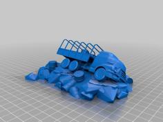 Waste Spill – Truck Crash 3D Printer Model