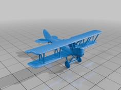 Pfalz DXII (1/144) 3D Printer Model