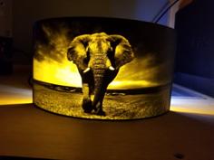 Elephant Lithophane 3D Printer Model