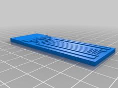 Star Trek Isolinear Chip 3D Printer Model