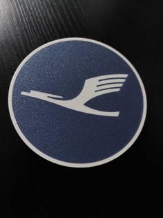 Lufthansa Coaster Logo Old 3D Printer Model