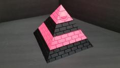 Illuminati Pyramid Secret Storage Box BETTER FIT!! 3D Printer Model