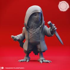 Owlin Rogue – Tabletop Miniature 3D Printer Model