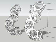 Triakis Truncated Tetrahedron Tower 3D Printer Model