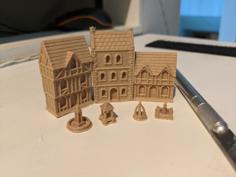 Wee Burgh Medieval Water Features For Village Town Or City 3D Printer Model