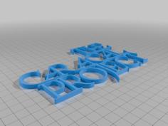 THE CARACAL PROJECT LOGO 3D Printer Model