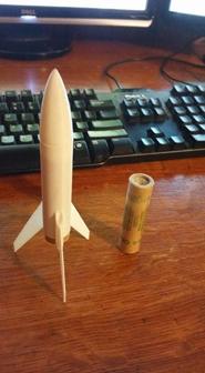 Model Rocket – 18mm 3D Printer Model