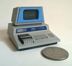 Mini Commodore PET (Chiclet Keyboard) 3D Printer Model