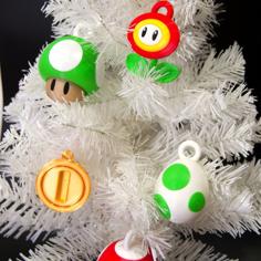 Mario Tree Ornaments 3D Printer Model