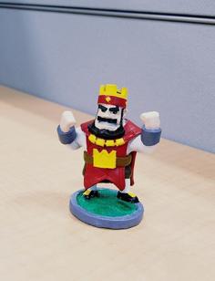 Clash Royale – Red King 3D Printer Model