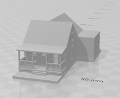 N Scale Country Cottage 3D Printer Model