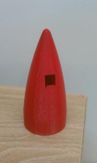 Whistling Nose Cone For Compressed Air Rocket 3D Printer Model