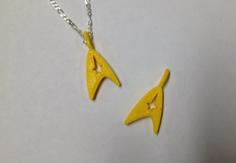 Star Trek Command Necklace Charm 3D Printer Model