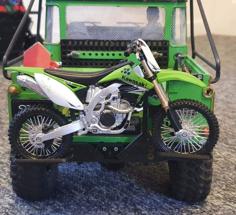 1/10 Scale Motorcycle Rack Bike Rc Rock Crawler Motorcross -updated 3D Printer Model