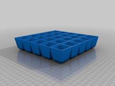 5×5 Seed Starter Trays 3D Printer Model