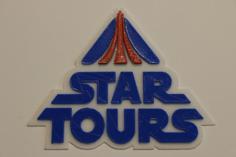 Star Tours Logo 3D Printer Model