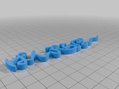 Bambu Lab Text Statue (ja) 3D Printer Model