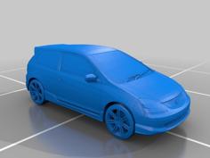 Honda Civic Type-R 3D Printer Model