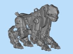 Canine Mech 3D Printer Model