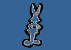 Cookies Cutter Bugs Bunny 3D Printer Model