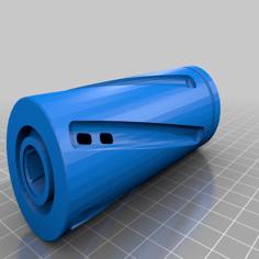 The Tenacious TWIST Scar Barrel For NERF 3D Printer Model