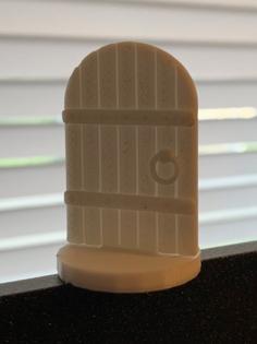 Simple Mini D&D Round Top Door 3D Printer Model