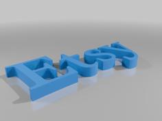 Etsy Logo 3D Printer Model