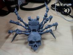 Skullspider – Fully Articulated 3D Printer Model