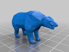 Polar Bear 3D Printer Model