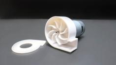 Centrifugal Fan 3D Printer Model