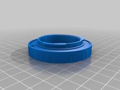 Sony A7/Nex E-mount Sensor Cover 3D Printer Model