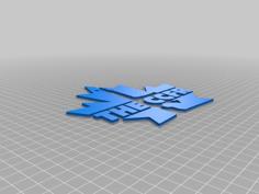 3D CCFR Logo 3D Printer Model