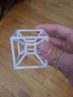 Desktop Tesseract (a.k.a. Hypercube) 3D Printer Model