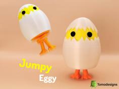 Jumpy Eggy 3D Printer Model