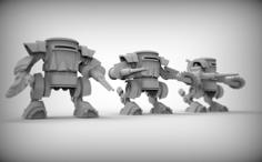 Orc Mech 3D Printer Model