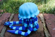 Articulated Jellyfish! Ball-joint Articulated Octopus Remix! 3D Printer Model