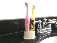 Kids Electrical Toothbrush Holder 3D Printer Model