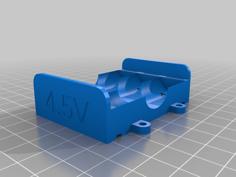 Customizable Parametric Battery Holder (AAA, AA, C, D) 3D Printer Model