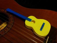 Simple Mini Guitar Model 3D Printer Model