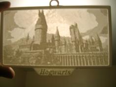 Hogwarts Lithopane 3D Printer Model