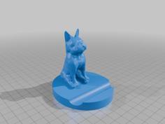 Phone Stand French Bulldog 3D Printer Model