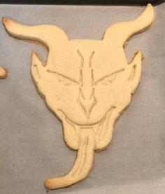 Krampus Cookie Cutter And Stamp 3D Printer Model