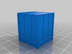 1-87 HO Scale Wood Shipping Crates 3D Printer Model