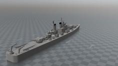 USS Baltimore 3D Printer Model